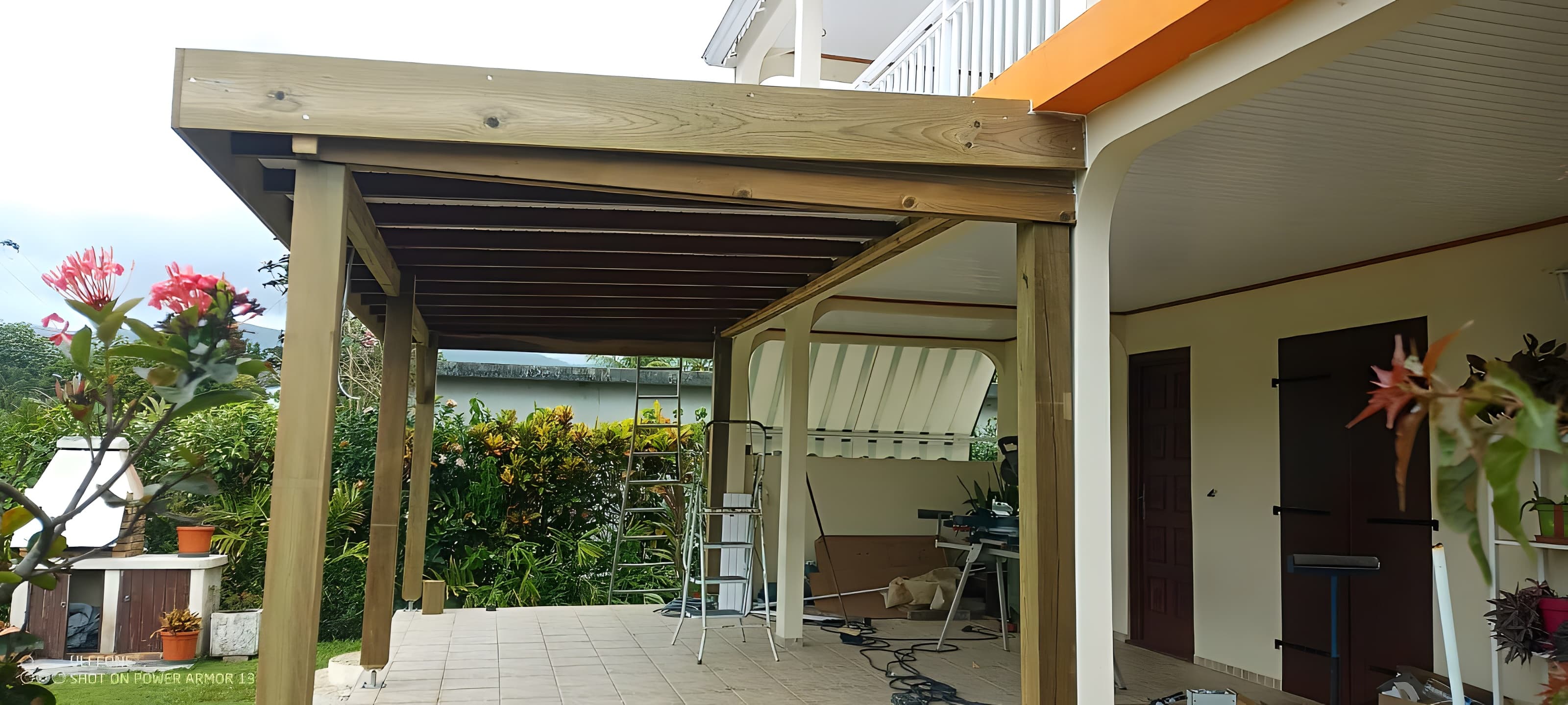 Structure bois en construction